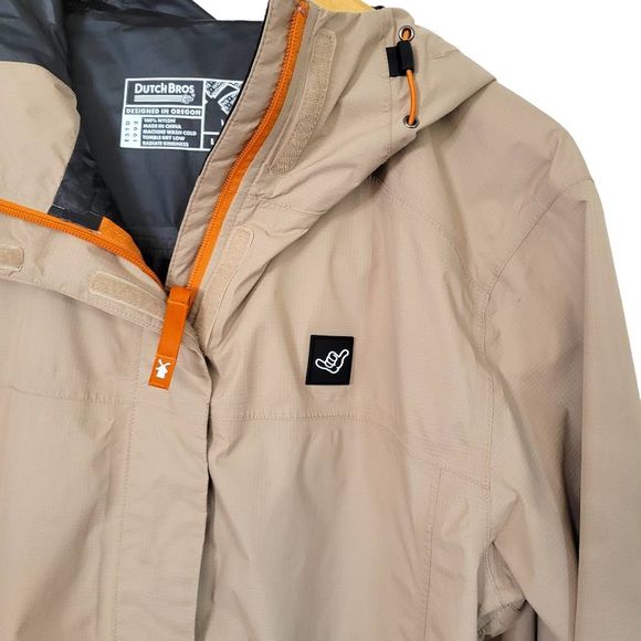 Dutch Bros Women's Large Zipup Windbreaker Jacket - Picture 3 of 13